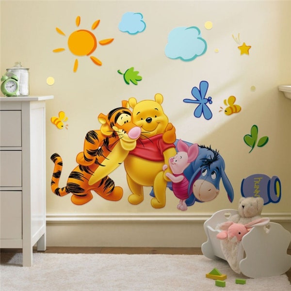 Winnie the Pooh Wall Decal Etsy