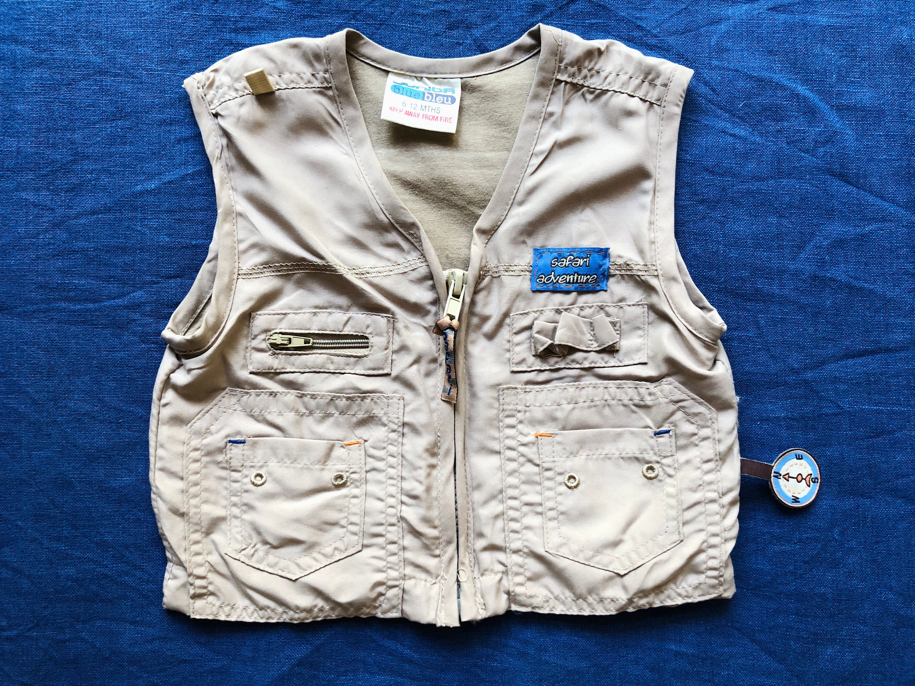 Crystal River Utility Fishing Fly Poly-Cotton Vest Tan X-Large