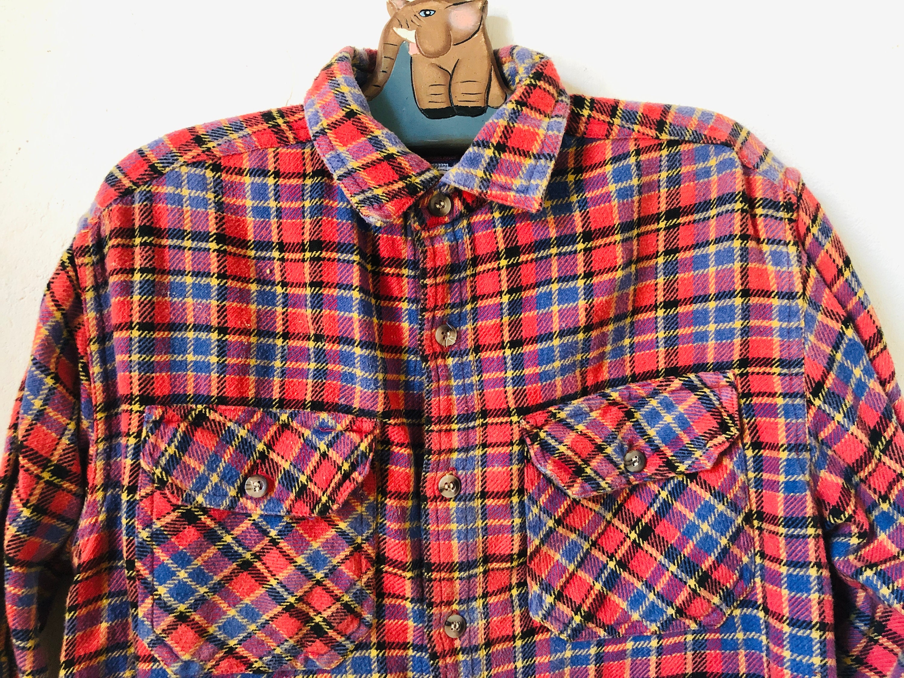 Chemise manches longues à carreaux en flanelle pour garçon Chemise manches longues à carreaux en flanelle pour garçon