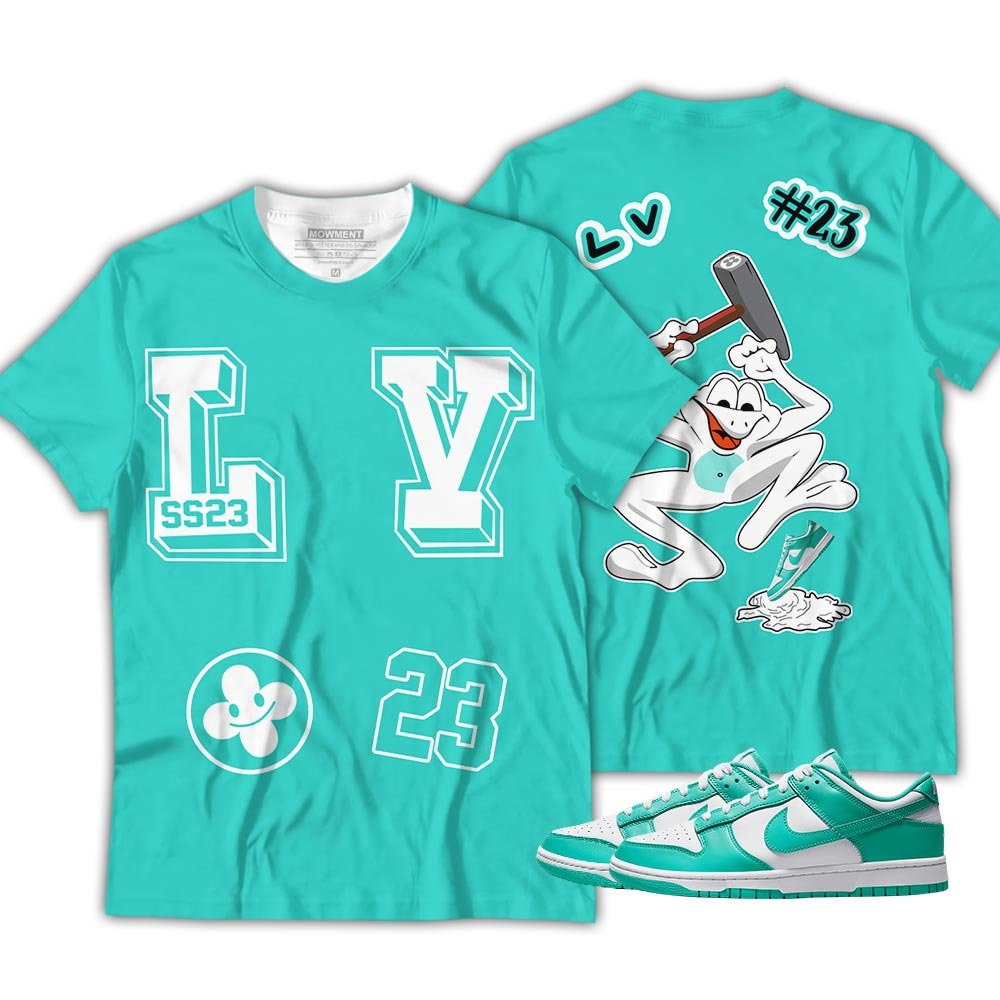 Graffiti Outfit Luxury Unisex Sneaker Low Clear Jade Tee Dunk 