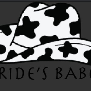Bridal Party Cowboy Hat PNG