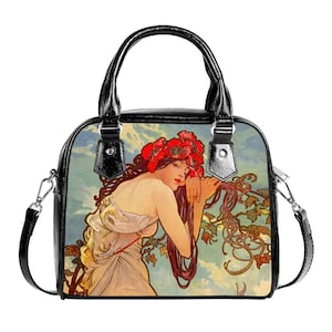 Alphonse Mucha Summer Handbag / Single Shoulder Strap