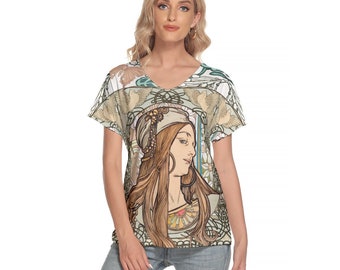 Camiseta de mujer de Alphonse Mucha