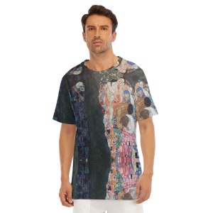 Gustav Klimt Men&#39;s Cotton T-Shirt / 190GSM Cotton / All Over Print