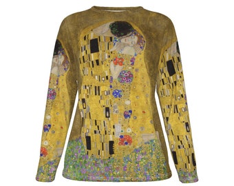 T-shirt en coton pour femme Gustav Klimt / Coton 190 g/m² / Imprimé intégral