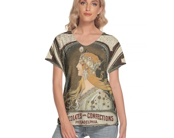 Camiseta de mujer de Alphonse Mucha