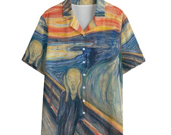 Edvard Munch Scream Shirt / Rayon