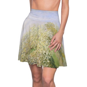 Claude Monet Skater Skirt