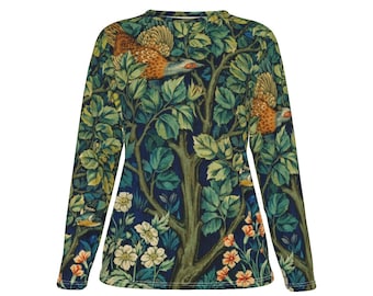 T-shirt da donna William Morris / cotone 190GSM