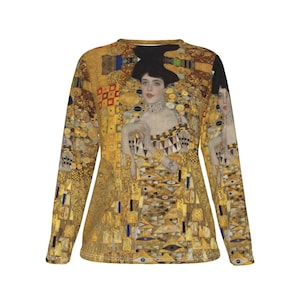 Gustav Klimt Women&#39;s Cotton T-shirt / 190GSM Cotton / All Over Print