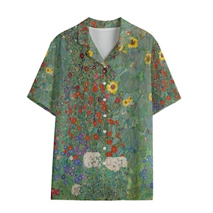 Gustav Klimt Women&#39;s Rayon Hawaiian Shirt