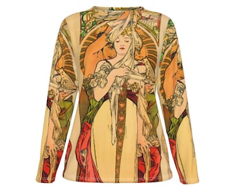 Top Alphonse Mucha / Algodón 190GSM