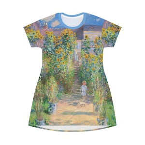 All Over Print T-Shirt Dress