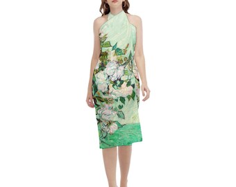 Van Gogh Mesh Beach Coverup