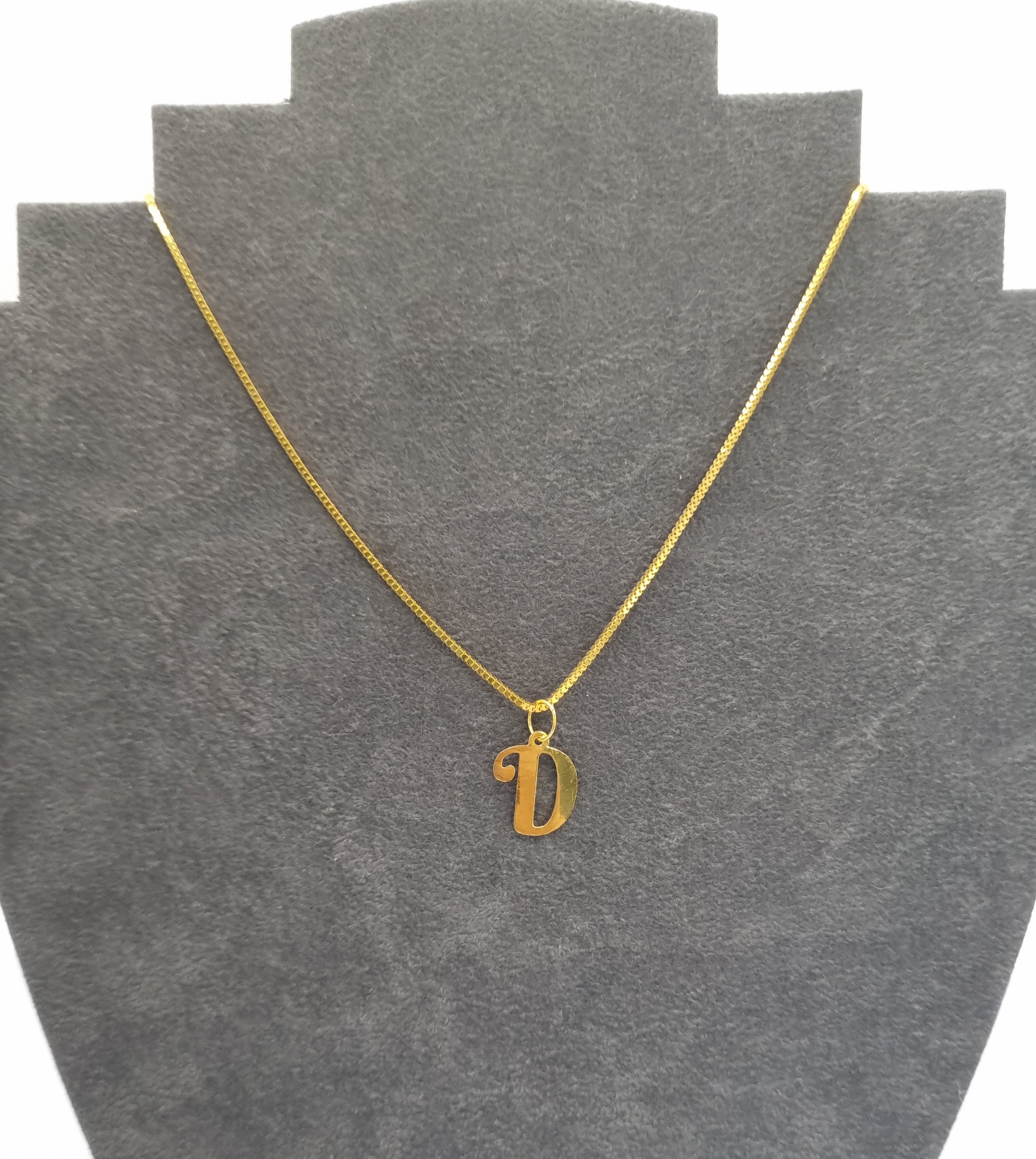 22k Solid Gold Alphabets Pendant/ Alphabet Charms Only All - Etsy