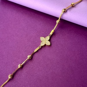 22k solid gold designer bracelet