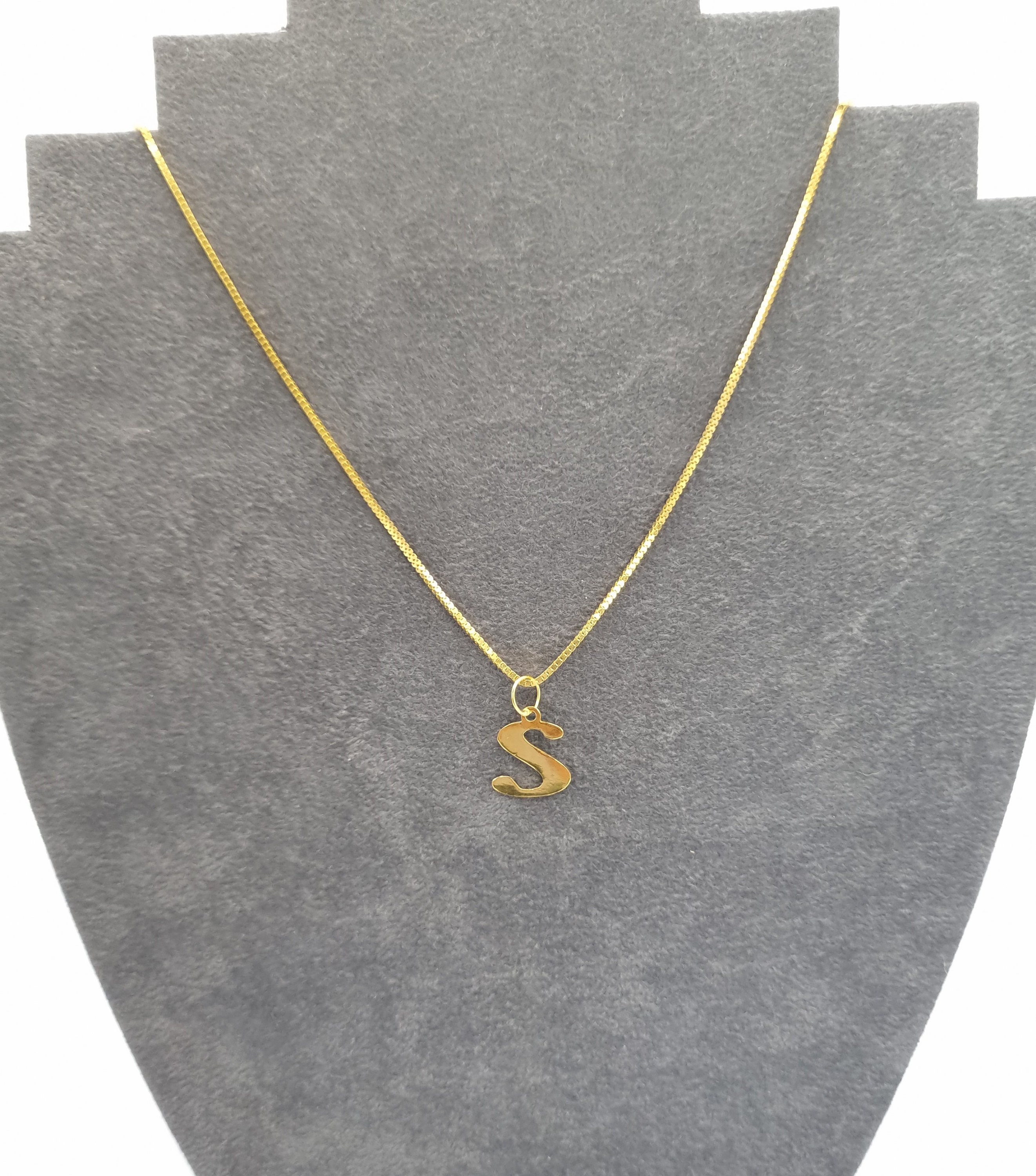 22k Solid Gold Alphabets Pendant/ Alphabet Charms Only All - Etsy