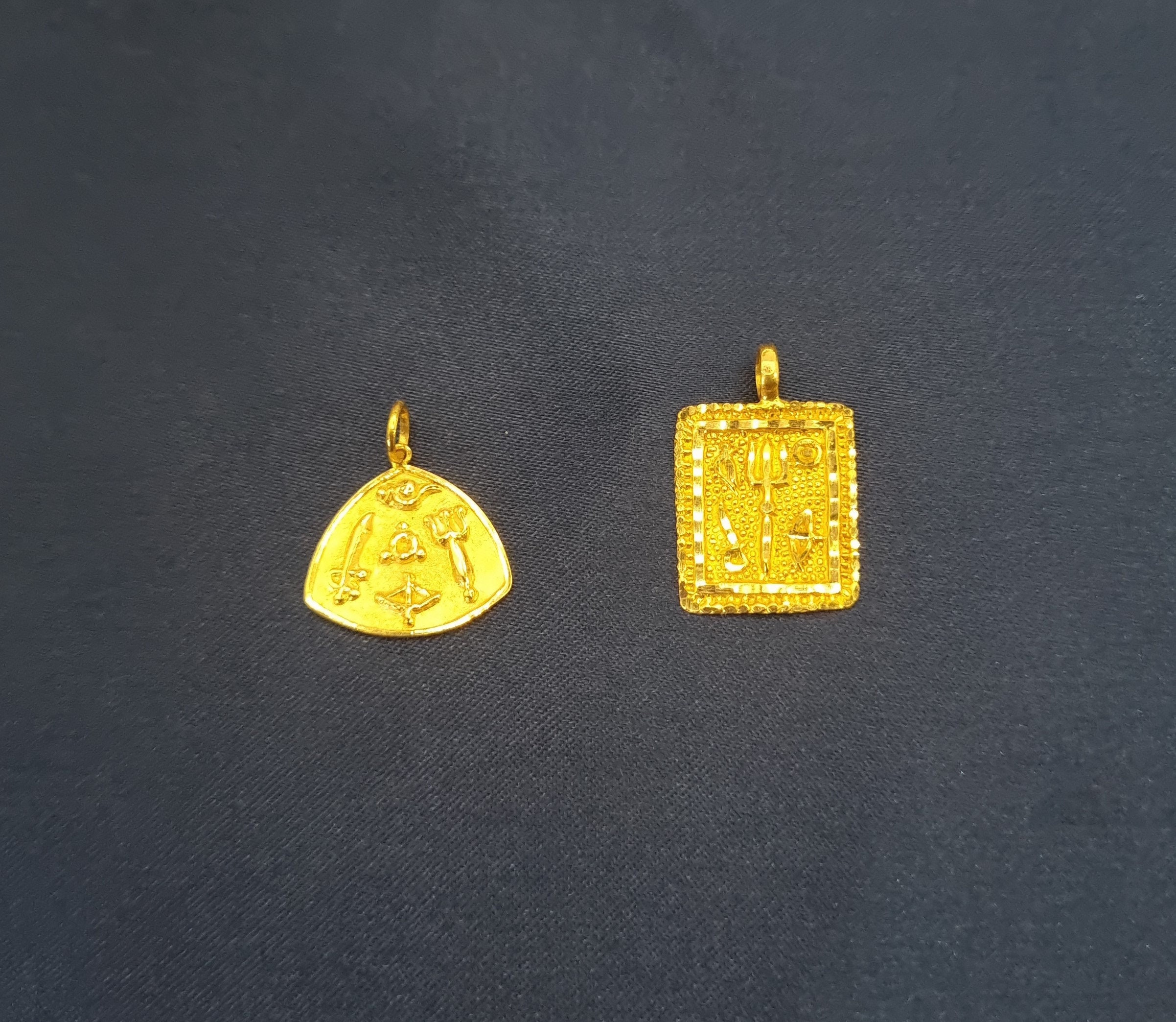 22k Solid Gold Pachayutham Protection Pendant Only for Baby and