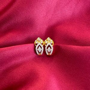 22k solid gold designer earrings