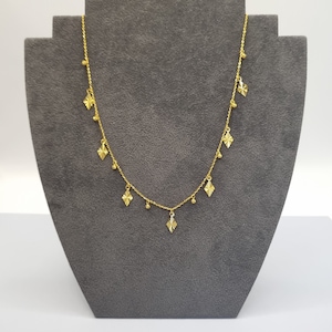 22k solid gold designer necklace, gift jewellery