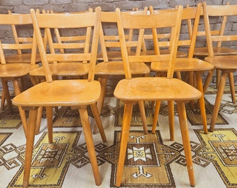 Chaises bistrot 1970 vintage