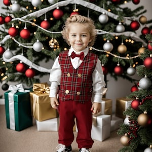 Christmas plaid suit new arrivals