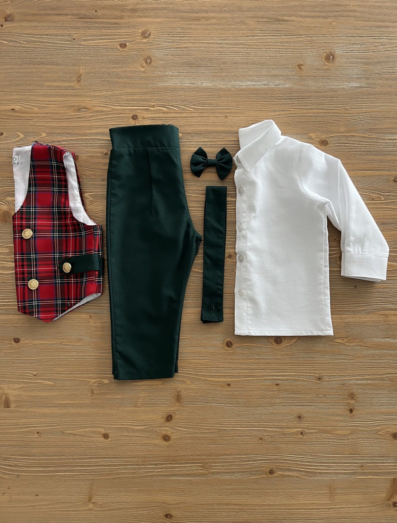 Pex Rigby 2 Piece Tartan Outfit - 12m