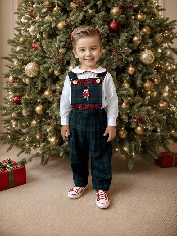 Country Christmas Coverall & Cap Country Christmas Coverall & Cap