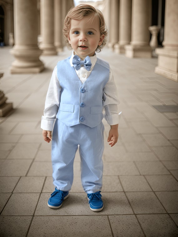 Boys Suit BLACK Baby Toddler Children Teen Suit Any Color Tie - Tuxedos  Online