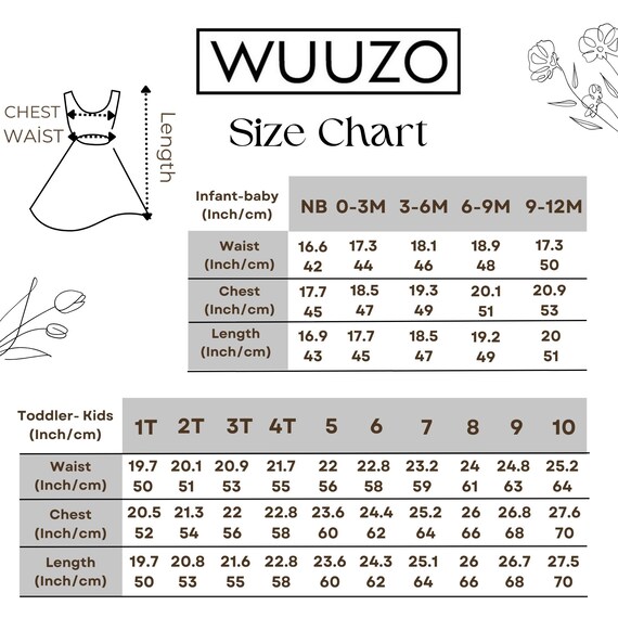 infant dress size chart Children Kids Toddler Newborn Baby Girls Long Sleeve Solid Polka Dot Tulle Princess Dress Newborn Dress (Black, 3-6 Months) : Sports & Outdoors Kids Clothing Size Chart |