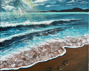 Seascape Acrylic Painting on Canvas