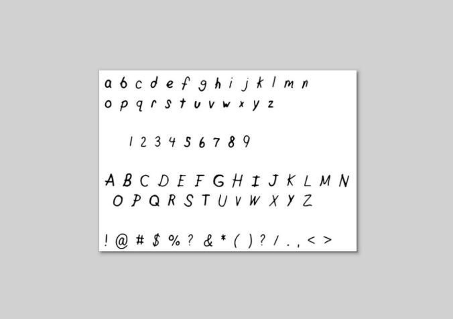 Peanuts Alphabet Fonts Letters, Numbers and Symbols. - Etsy