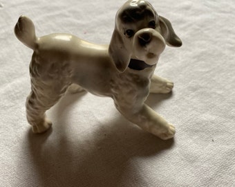 Vintage 1960s porcelain collectible poodle/dog collectible