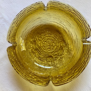 Vintage amber ashtray large coffee table ashtray 1970 decor mcm decor tobaccoana