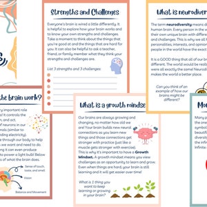 All About Our Brains Kids Neurodiversity Workbook