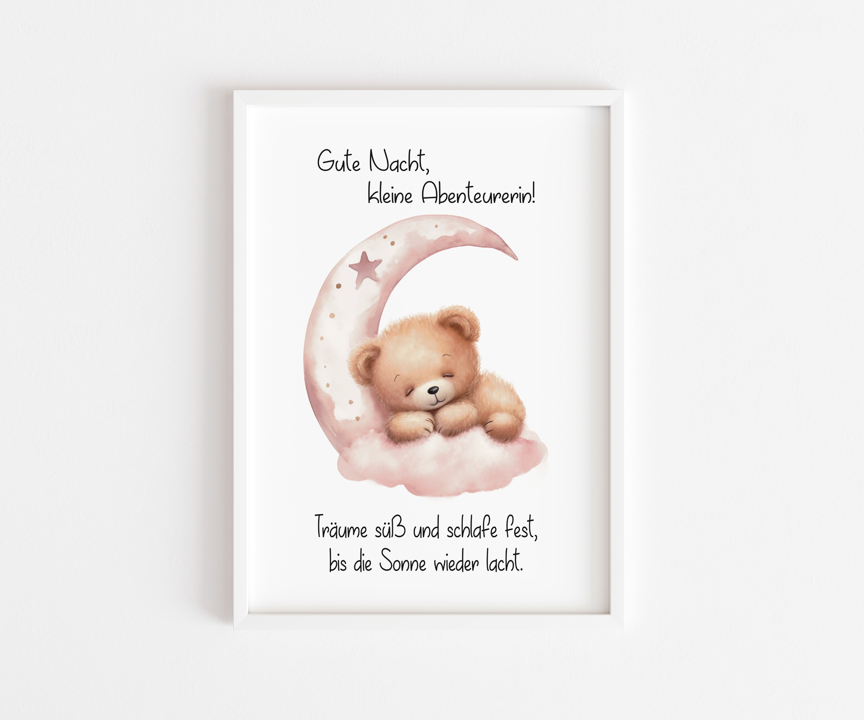 Tolles personalisiertes Poster Gute Nacht Geschenk für Kinder Geschenk