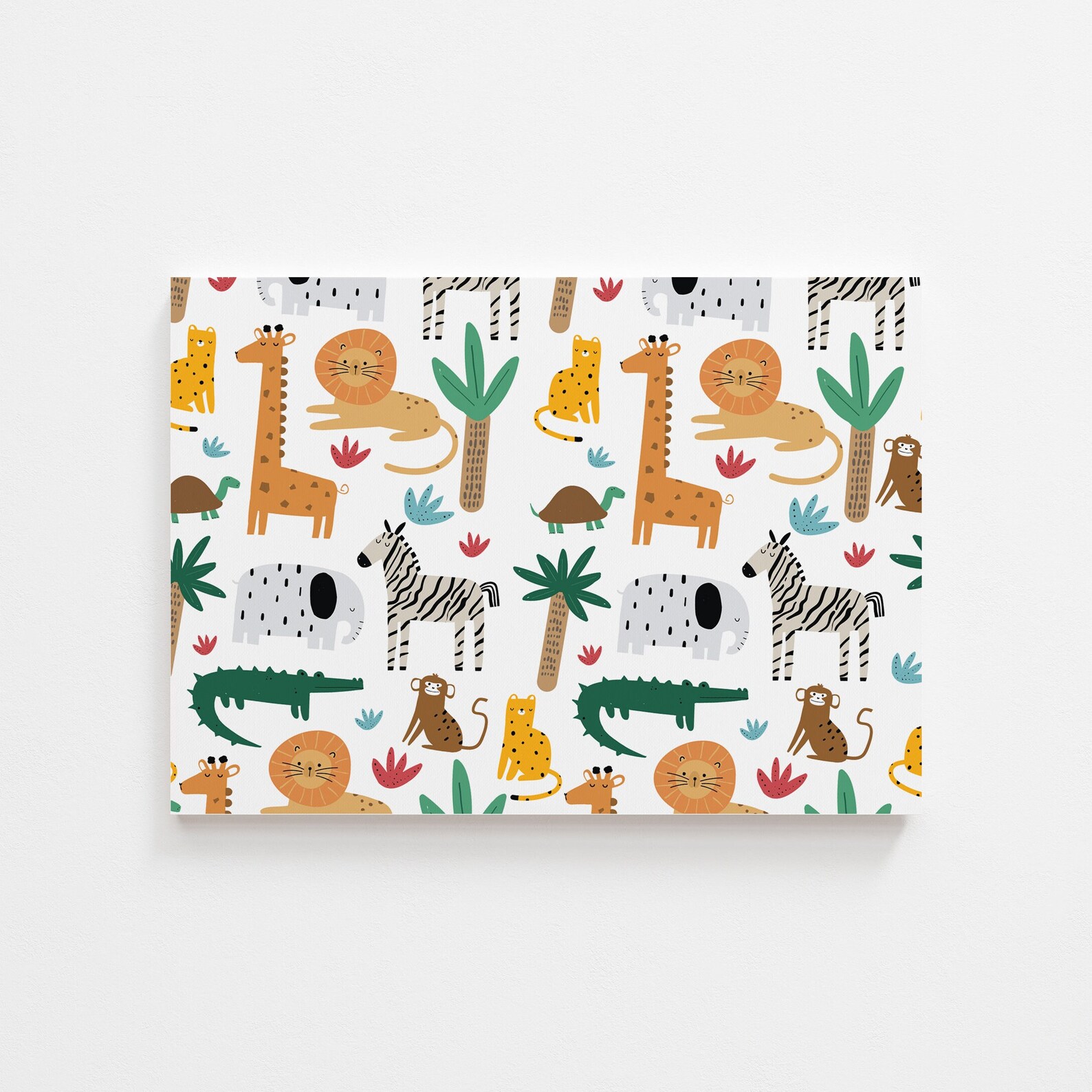 Editable Wild One Photo Card &amp; Birthday Invitation Jungle Theme ...