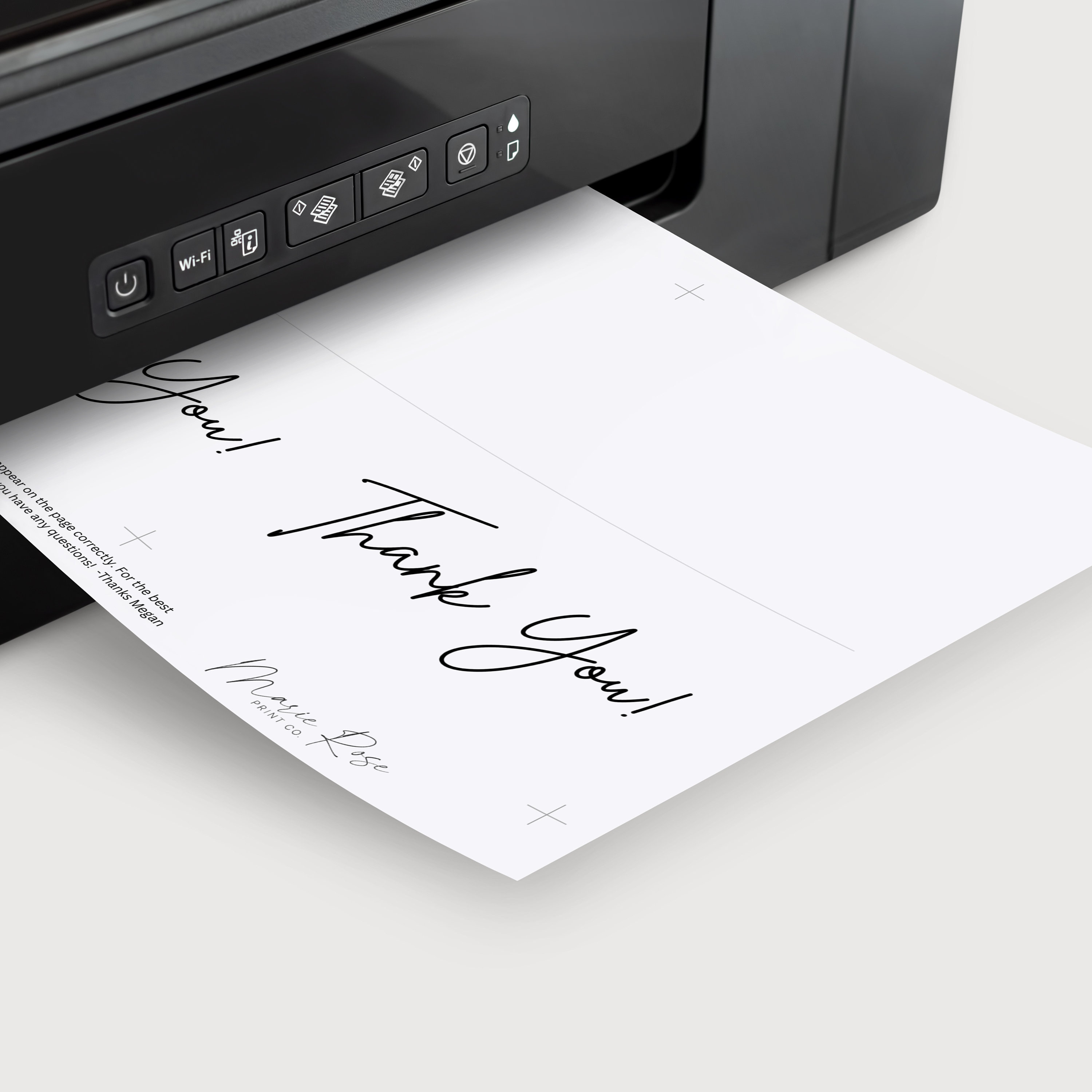 Thank You Card, Printable Thank You Card Template, Editable Template ...