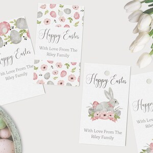 Osterhase Geschenkanhänger zum ausdrucken, Sofort Download Osterhase Ohren Geschenkanhänger, Canva Template, Osterfest Geschenkanhänger, Kinder Schule Gunst