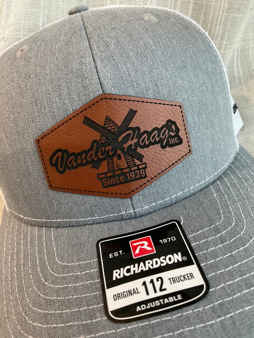 Personalized Leather Patch Hat Custom, Custom Logo Leather Patch Hat ...
