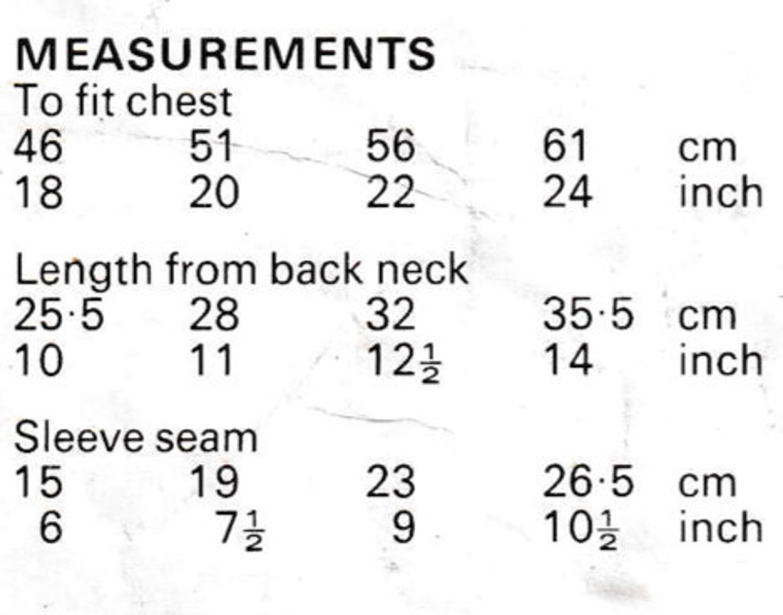 Vintage Knitting Pattern for Sweet Baby and Child Cardigans in Size 18 ...
