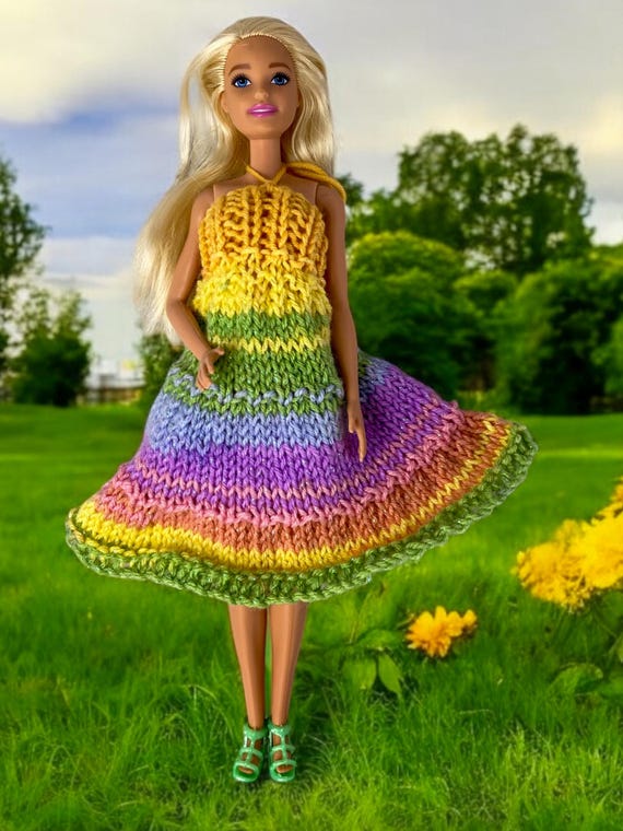 Barbie Vestidos De MuÃ±ecas En Crochet Barbie Vestidos Ganchillo