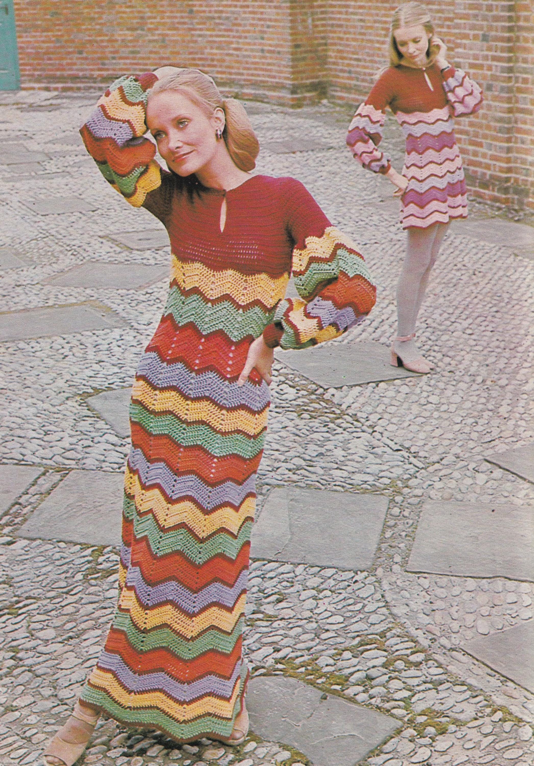 ワンピース 70s Hand Crocheted Glitter Dress Nulla Feather Sequin Crochet Dress – Retrofete