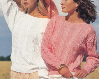 pull d'été pour femme modèle de tricot vintage
