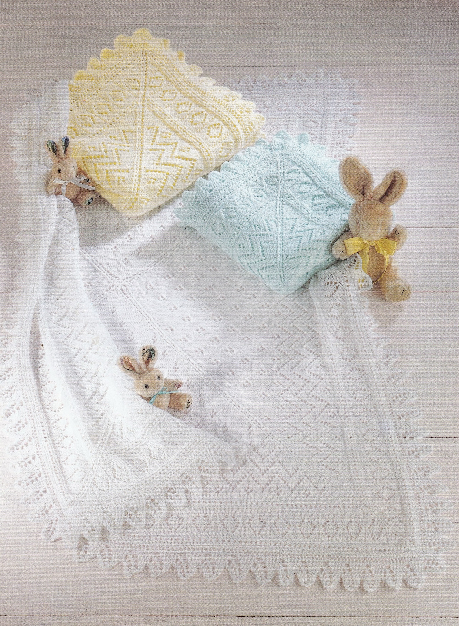 Lovely Lace Baby Blanket Shawl Knitting Pattern PDF - Etsy