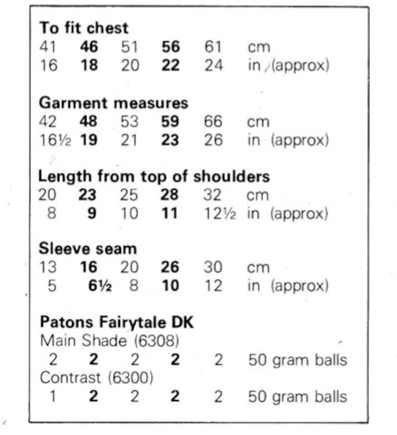 Cute Baby Boy Sweater Vintage Knitting Pattern 16-24 Inch Chest in Dk ...