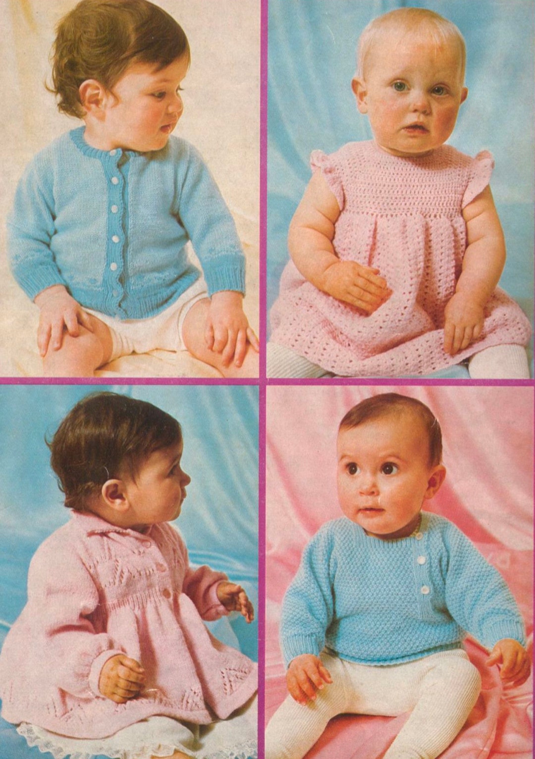 PDF Vintage Knitting and Crochet Pattern Booklet for Baby 3 Etsy