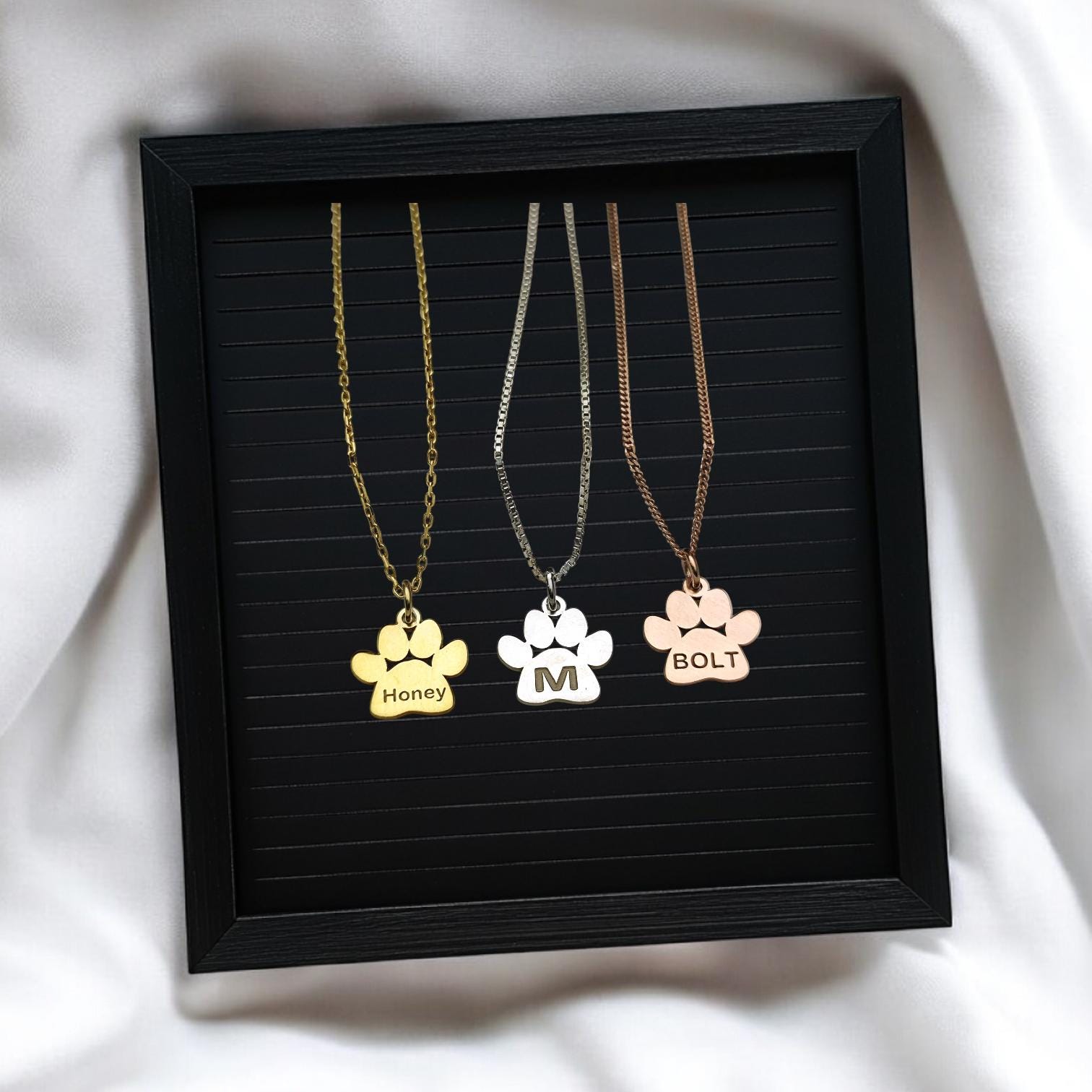 Set di due orecchini a perno con impronta di zampa di cucciolo e gattino per amanti degli animali BFF per donne e adolescenti in argento placcato oro .925 argento sterling