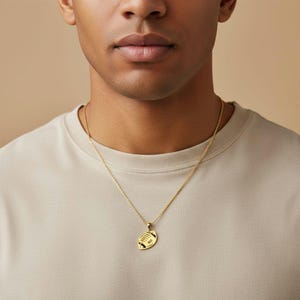 Sterling Silver Football Necklace: Personalized Name & Number, Sports Jewelry image 6