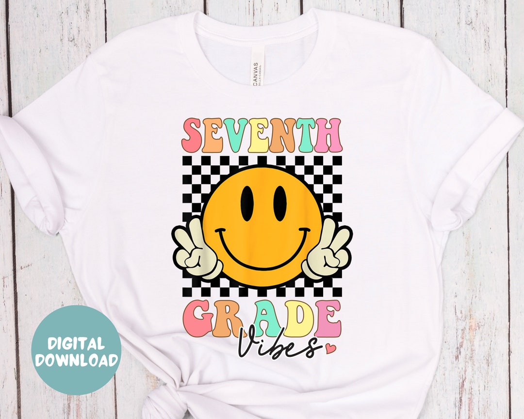 Seventh Grade Vibes Svg Png Seventh Grade Teacher Svg 7th - Etsy
